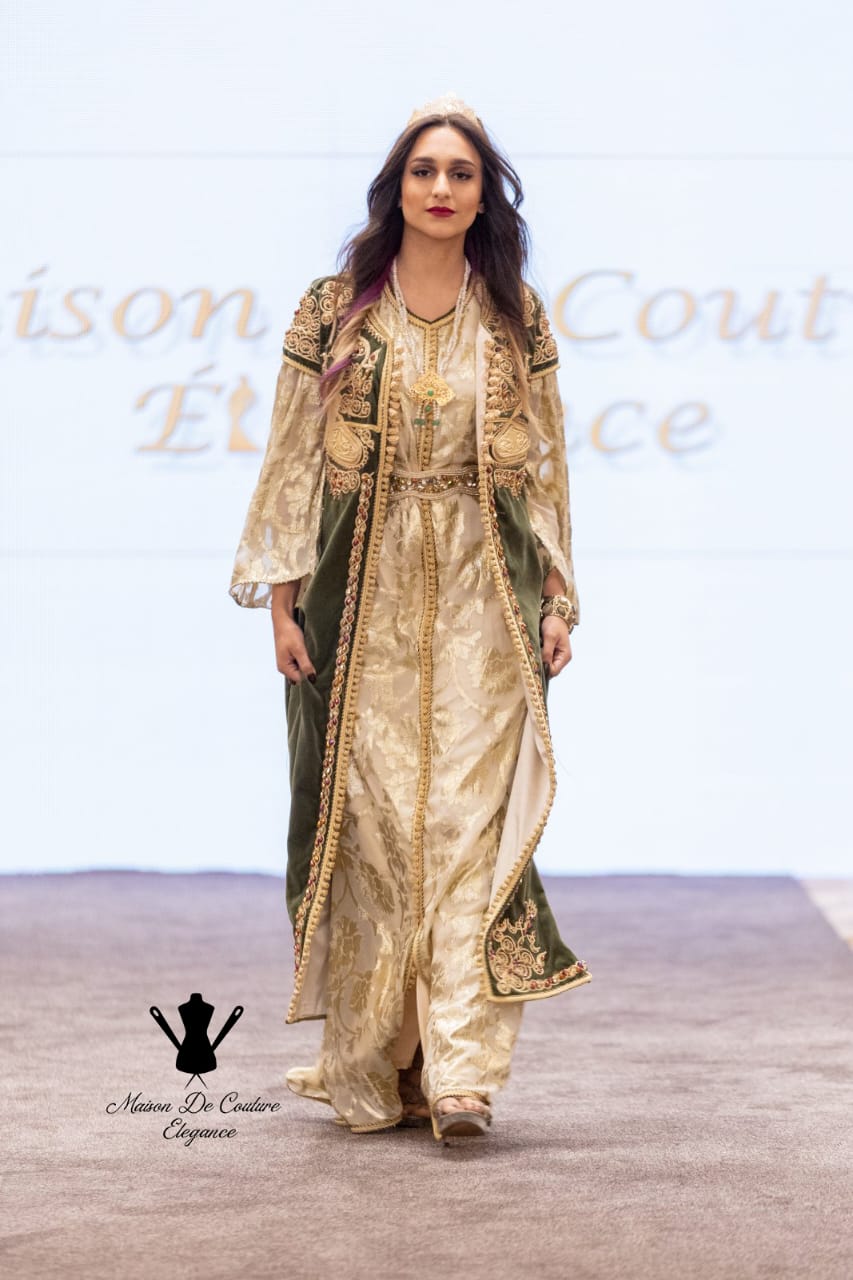 Caftan mhirzettes traditionnel